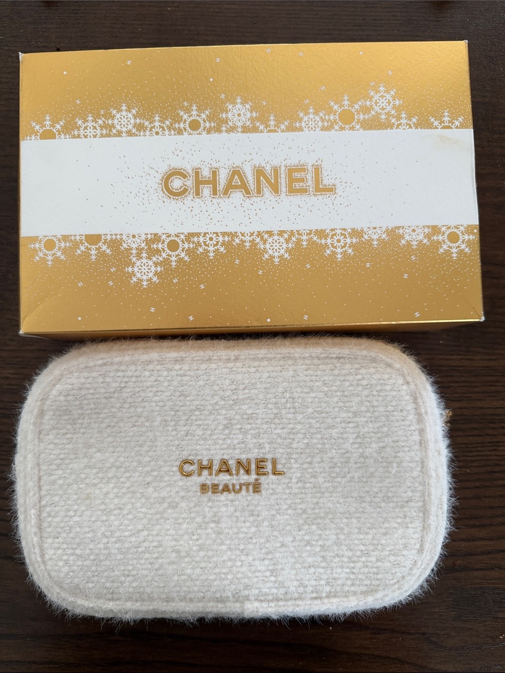 Chanel Beauté cosmetic pouch